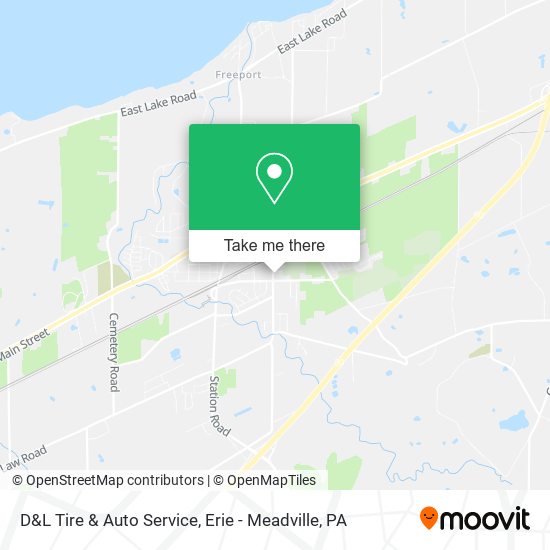 D&L Tire & Auto Service map