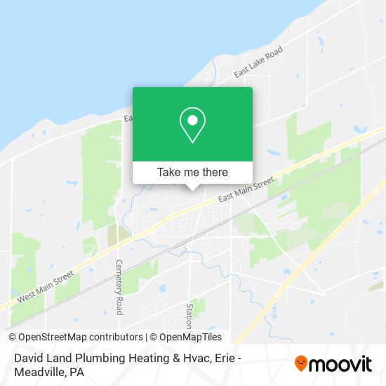 Mapa de David Land Plumbing Heating & Hvac
