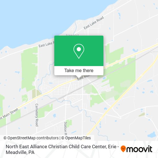 North East Alliance Christian Child Care Center map