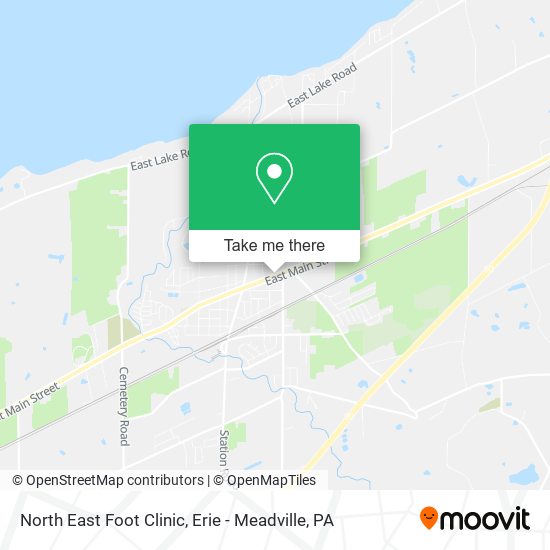 Mapa de North East Foot Clinic