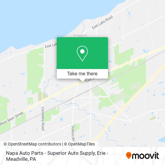Napa Auto Parts - Superior Auto Supply map