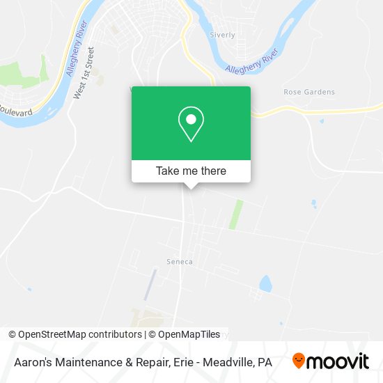 Aaron's Maintenance & Repair map
