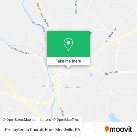Presbyterian Church map