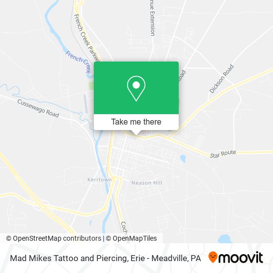 Mapa de Mad Mikes Tattoo and Piercing