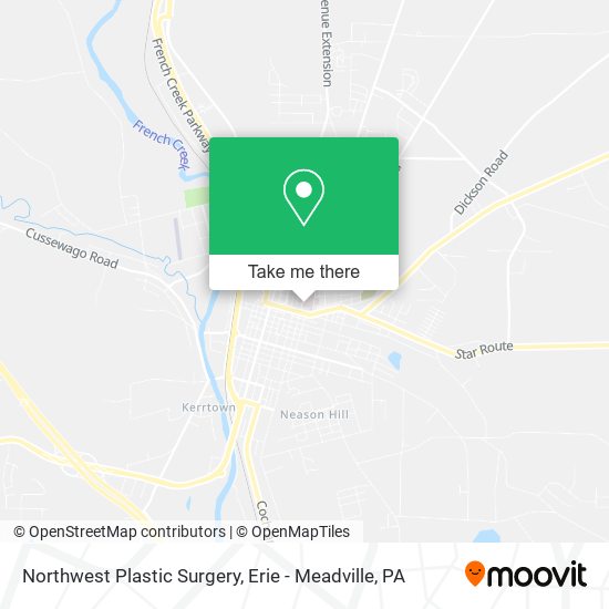 Northwest Plastic Surgery map
