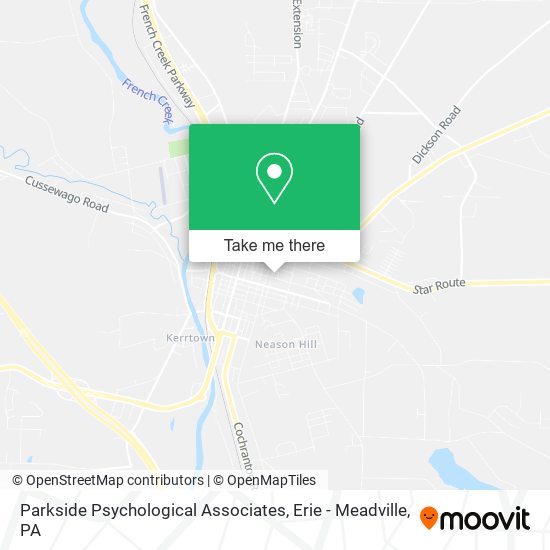 Parkside Psychological Associates map