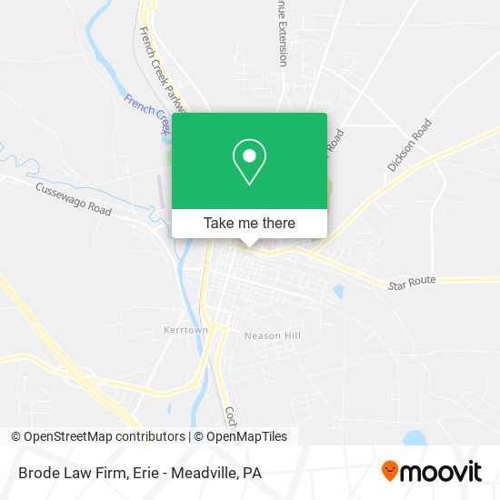 Brode Law Firm map
