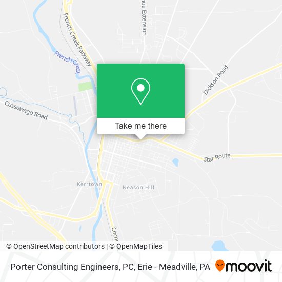 Porter Consulting Engineers, PC map