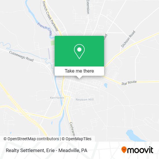 Realty Settlement map