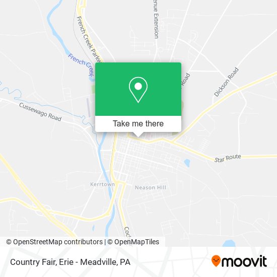 Country Fair map