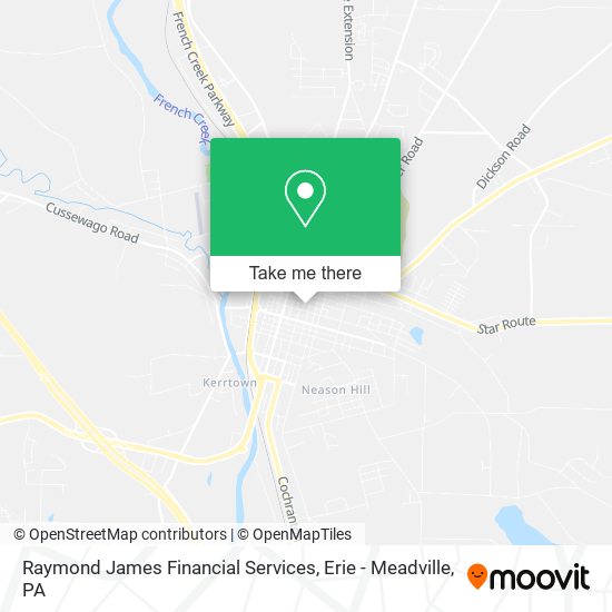 Raymond James Financial Services map