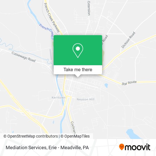 Mediation Services map