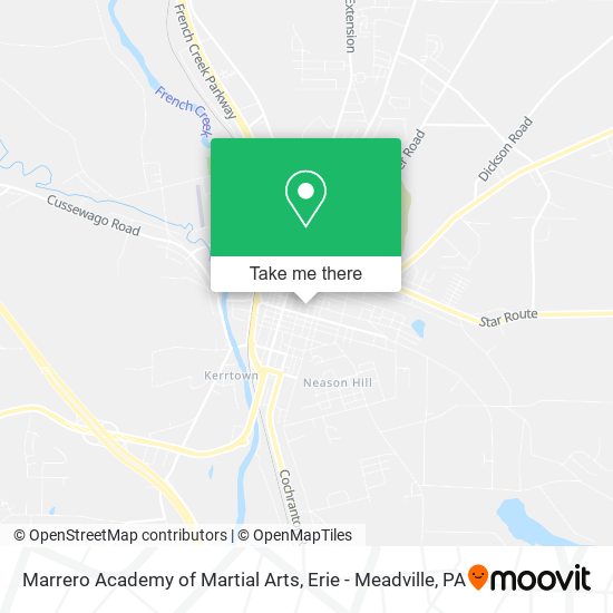 Marrero Academy of Martial Arts map