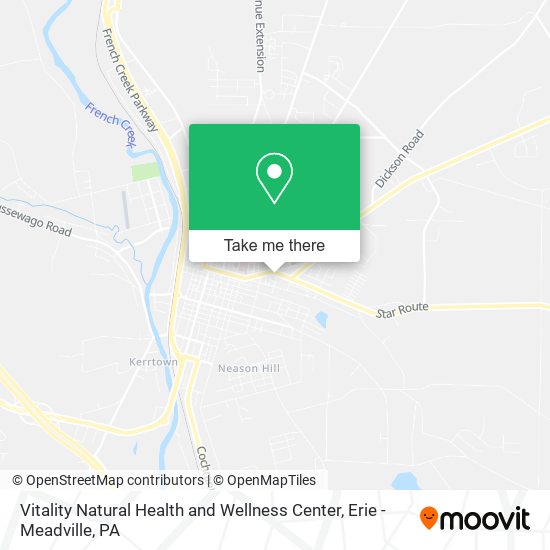 Mapa de Vitality Natural Health and Wellness Center