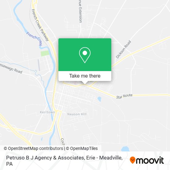 Mapa de Petruso B J Agency & Associates