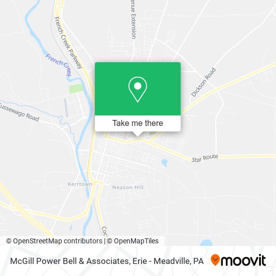 McGill Power Bell & Associates map