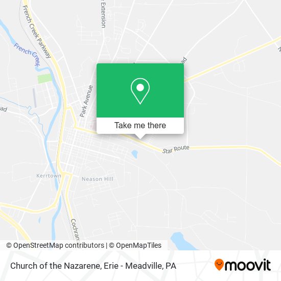 Church of the Nazarene map