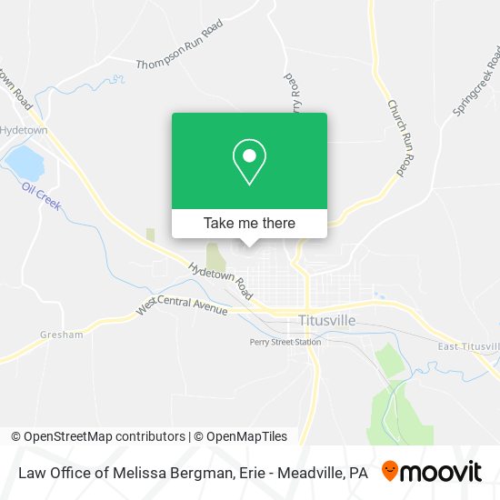 Mapa de Law Office of Melissa Bergman