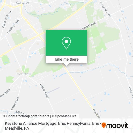 Mapa de Keystone Alliance Mortgage, Erie, Pennsylvania