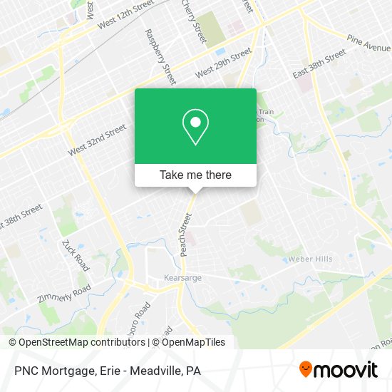 Mapa de PNC Mortgage