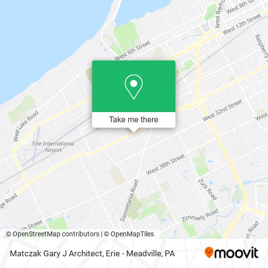 Matczak Gary J Architect map
