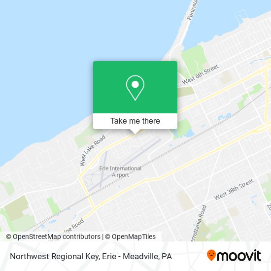 Northwest Regional Key map