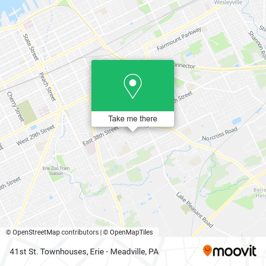 41st St. Townhouses map