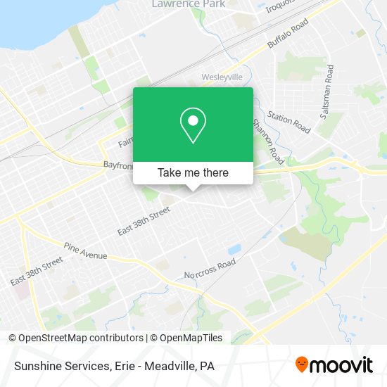 Sunshine Services map