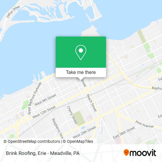 Brink Roofing map