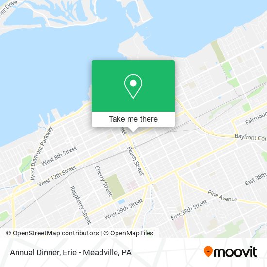 Mapa de Annual Dinner