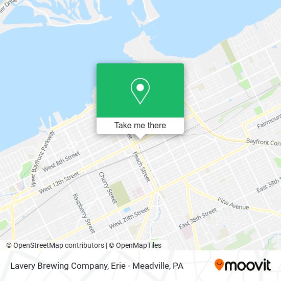 Mapa de Lavery Brewing Company