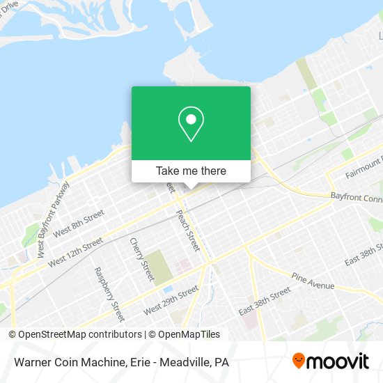 Warner Coin Machine map