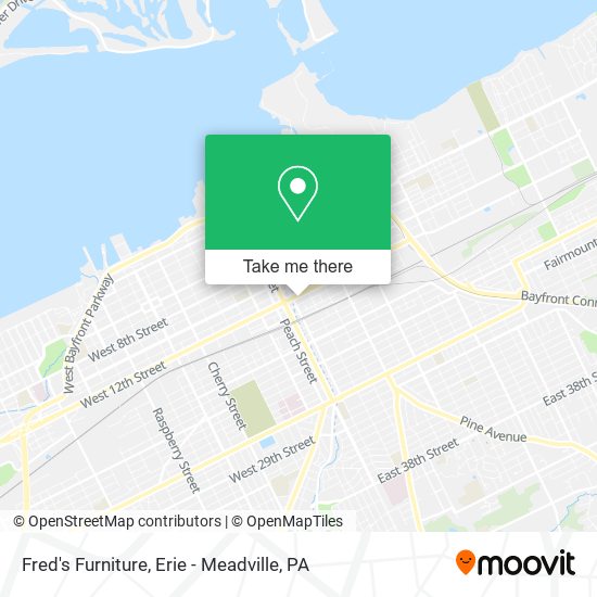 Fred's Furniture map