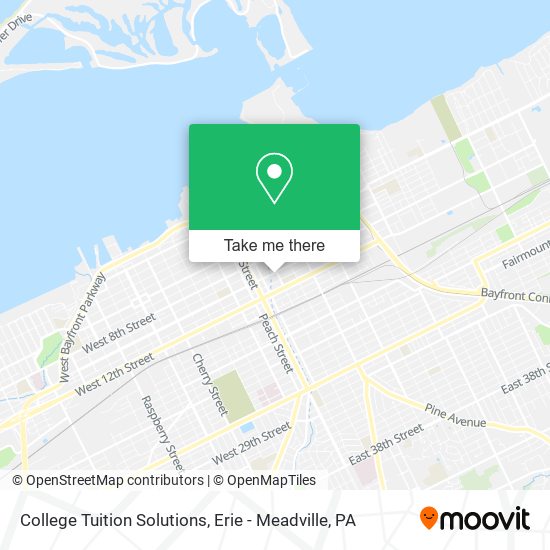 College Tuition Solutions map