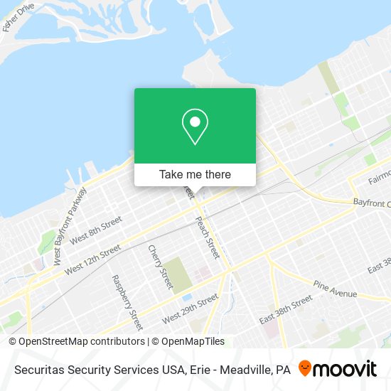 Mapa de Securitas Security Services USA