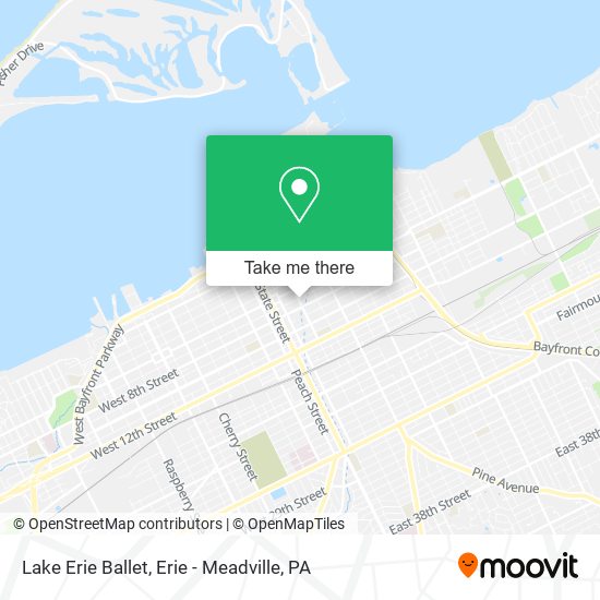Mapa de Lake Erie Ballet