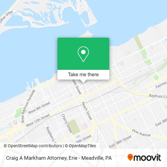 Mapa de Craig A Markham Attorney