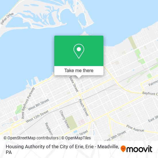 Housing Authority of the City of Erie map