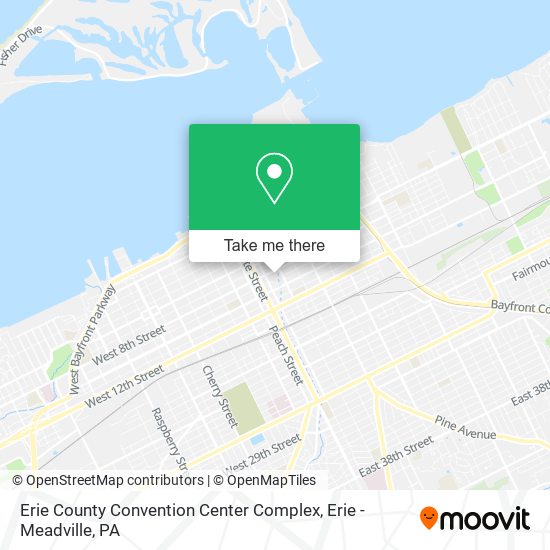 Mapa de Erie County Convention Center Complex