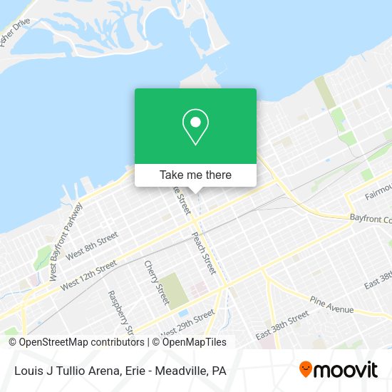 Mapa de Louis J Tullio Arena