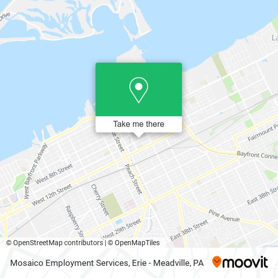 Mosaico Employment Services map