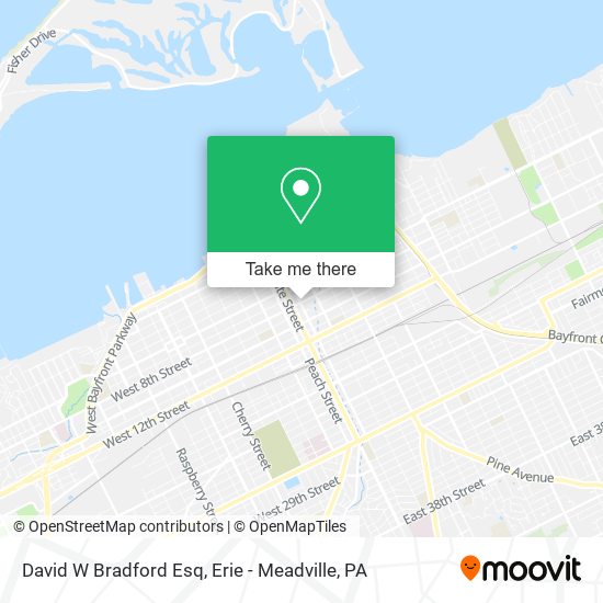 David W Bradford Esq map