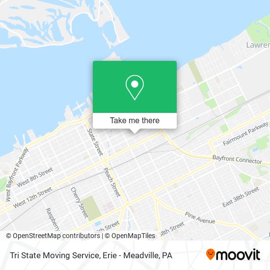 Tri State Moving Service map