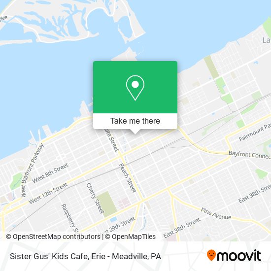 Sister Gus' Kids Cafe map