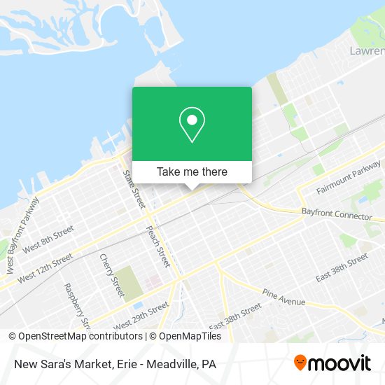 New Sara's Market map