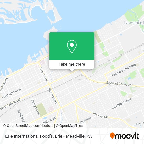 Erie International Food's map