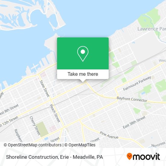 Shoreline Construction map