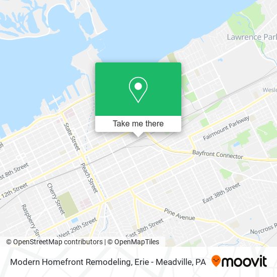 Modern Homefront Remodeling map