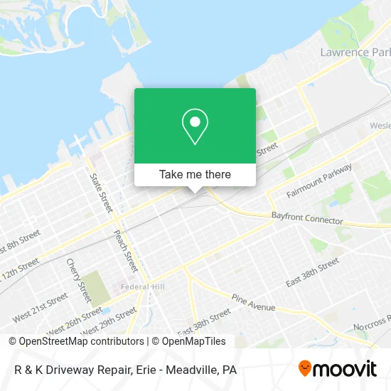 R & K Driveway Repair map