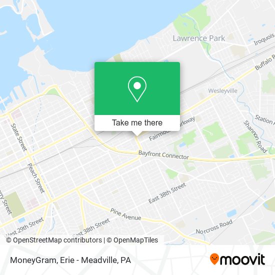 Mapa de MoneyGram